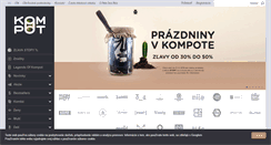 Desktop Screenshot of kompot.sk